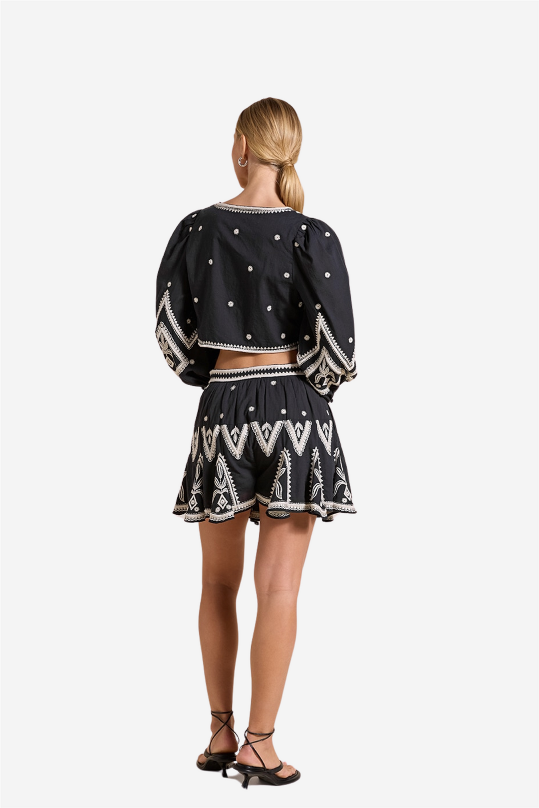 Scarlett Poppies Topper & t-skjorter Madilyn Top Onyx Black