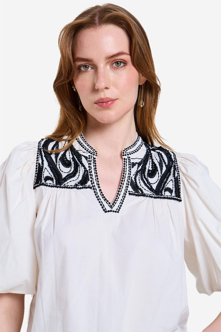 Scarlett Poppies Topper & t-skjorter Sheila Top Vanilla