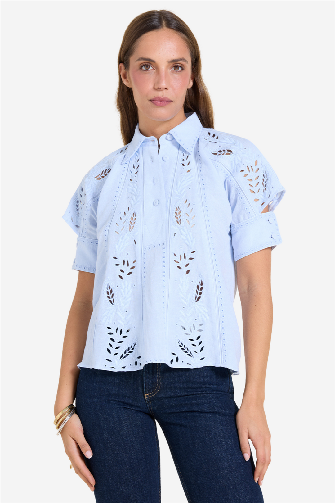 Scarlett Poppies Topper & t-skjorter Sole Top Light Blue