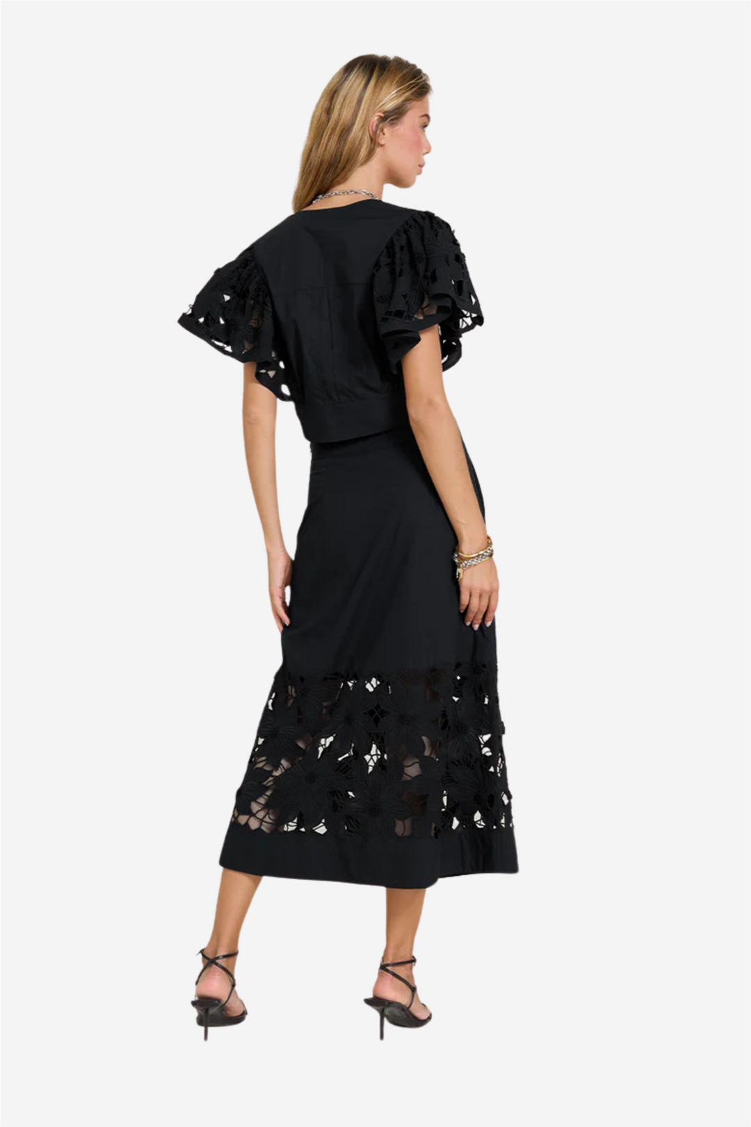 Scarlett Poppies Topper & t-skjorter Talia Top Onyx Black