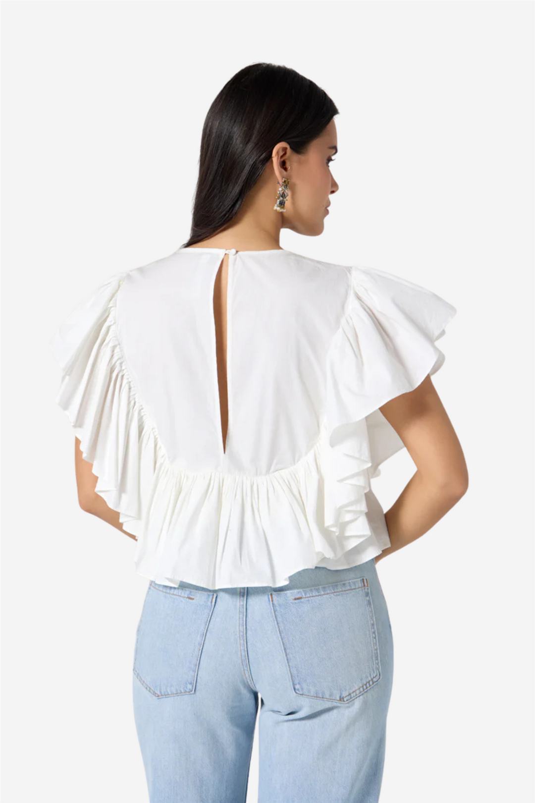 Scarlett Poppies Topper & t-skjorter Tommie Top Crispy White