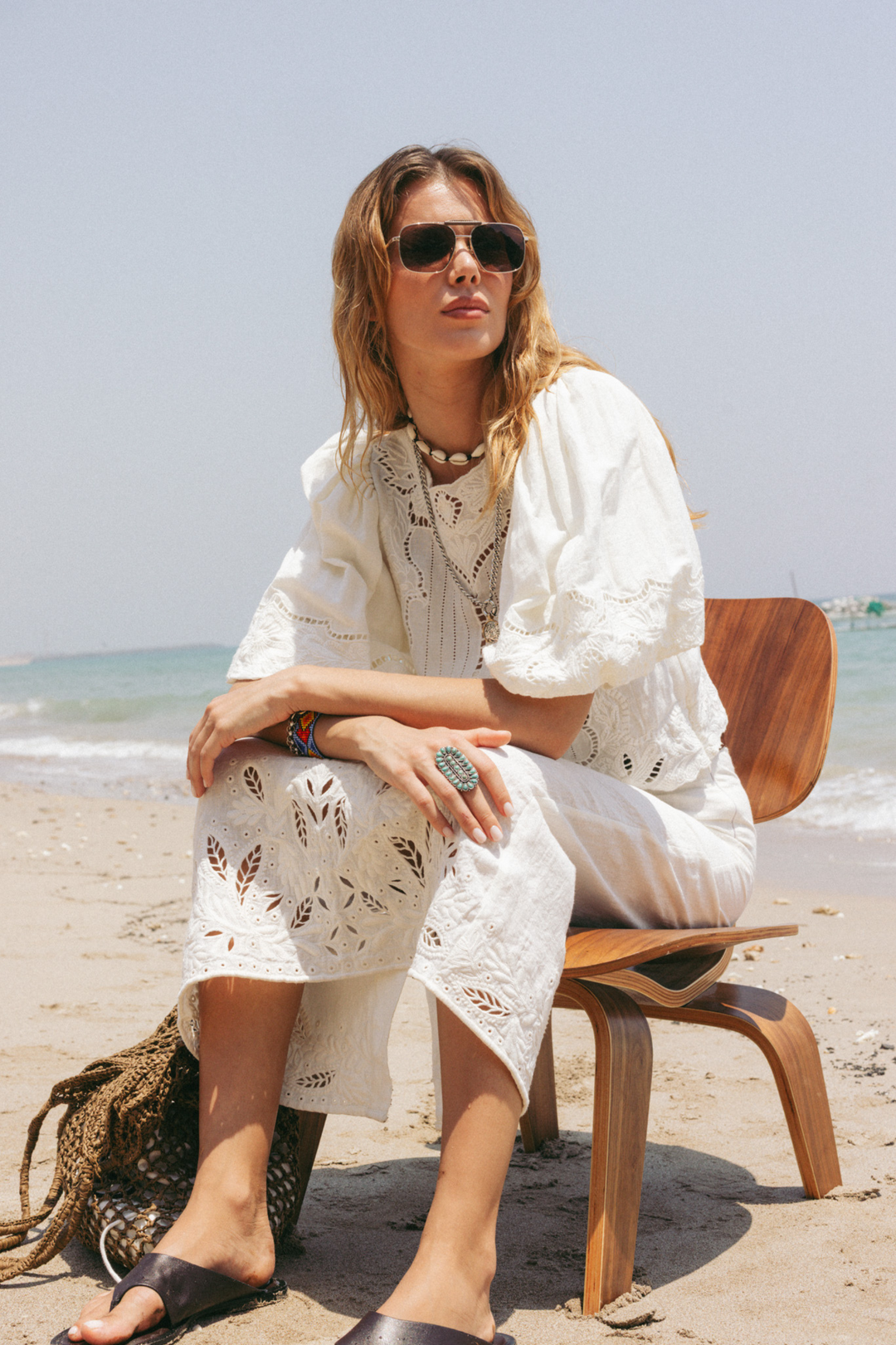 Scarlett Poppies Topper & t-skjorter Zenith Top Vanilla