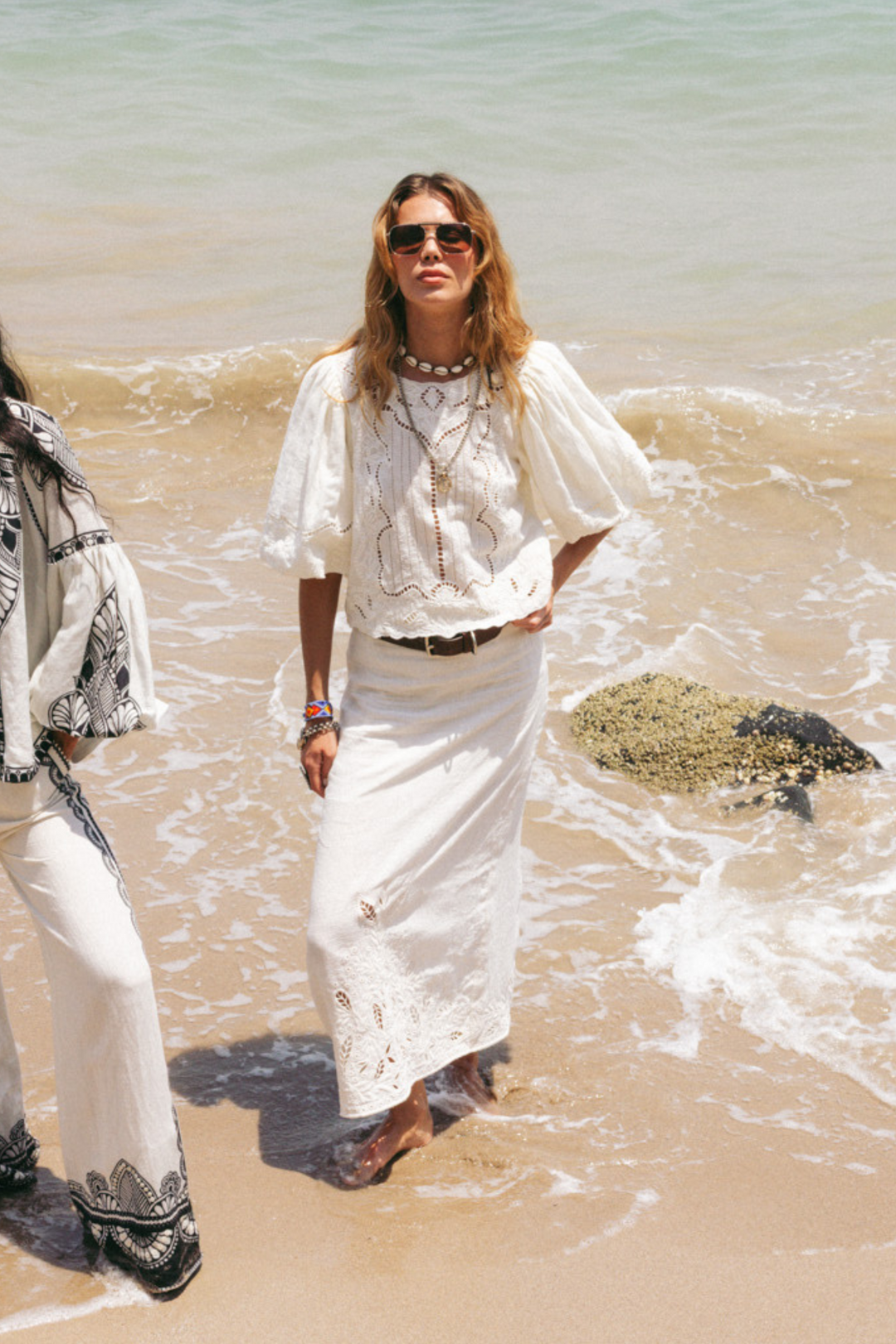 Scarlett Poppies Topper & t-skjorter Zenith Top Vanilla