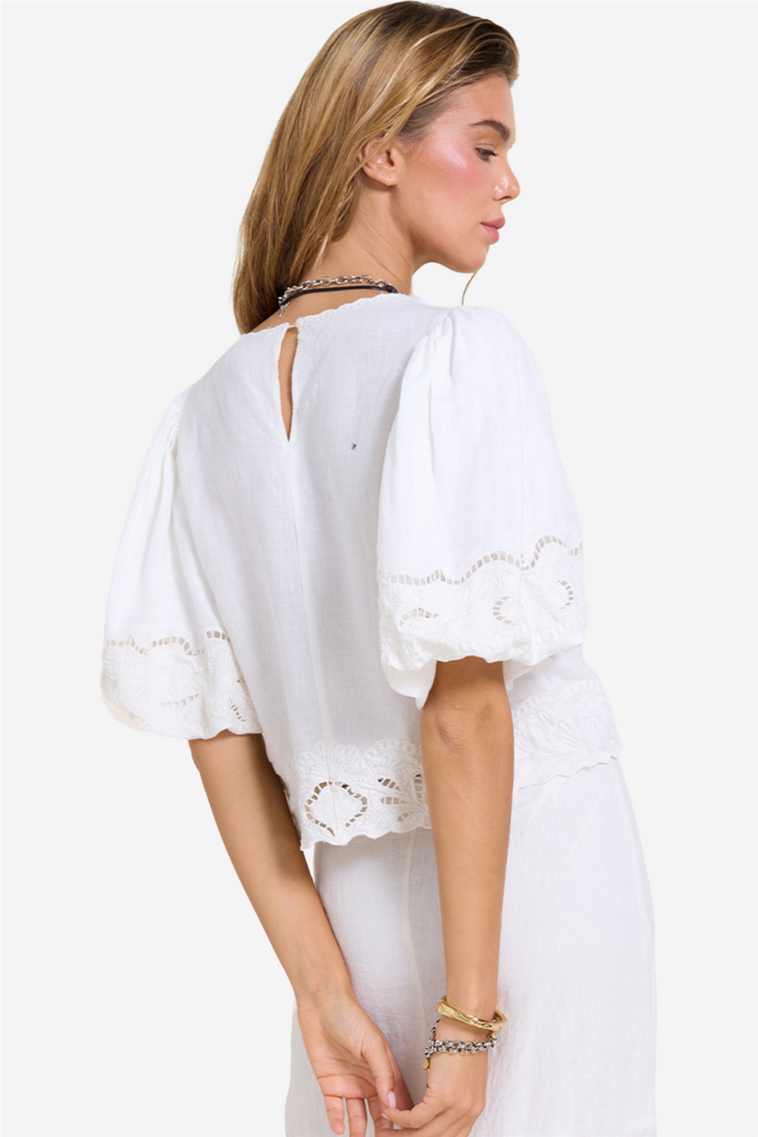 Scarlett Poppies Topper & t-skjorter Zenith Top Vanilla