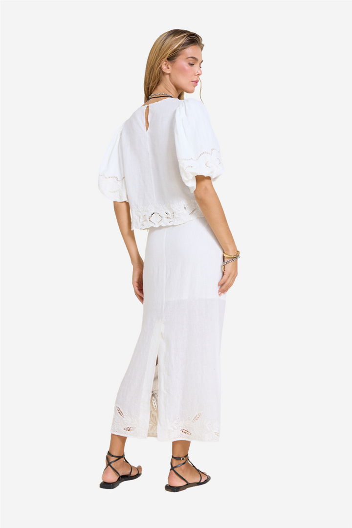 Scarlett Poppies Topper & t-skjorter Zenith Top Vanilla