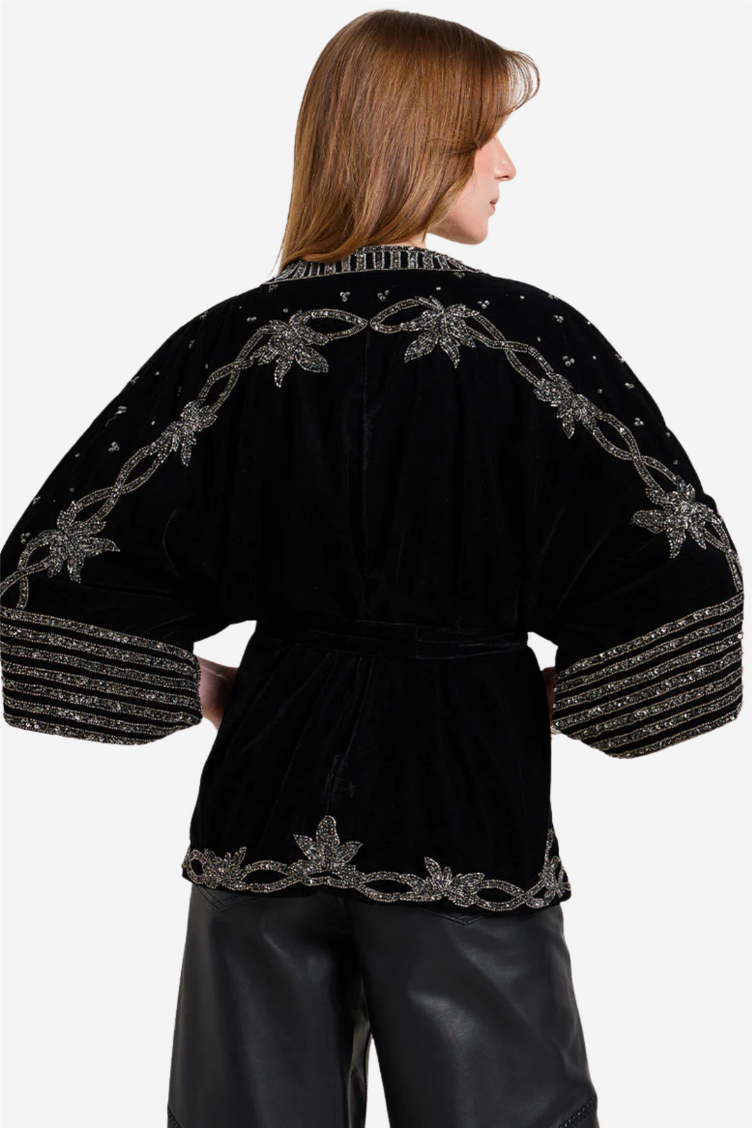 Scarlett Poppies Yttertøy Starlight Kimono Onyx Black