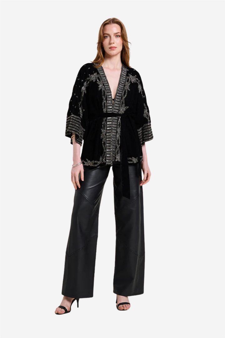 Scarlett Poppies Yttertøy Starlight Kimono Onyx Black