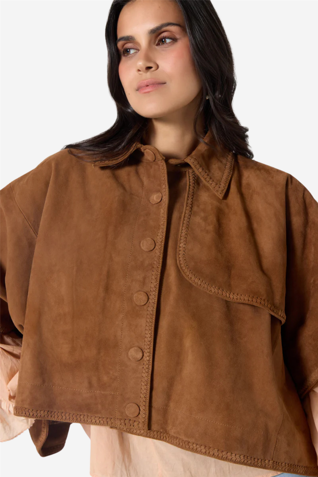 Scarlett Poppies Yttertøy XS/S Vontel Cape Camel Brown