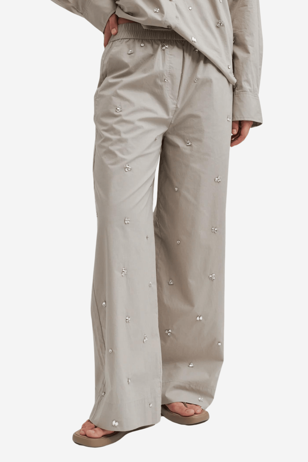 Second Female Bukser & jeans Calli Trousers Vintage Khaki