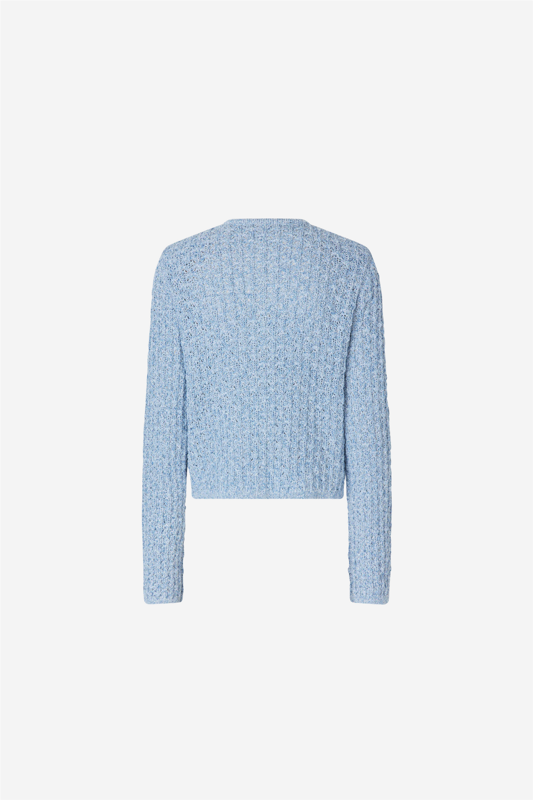 Second Female Genser &amp; Cardigan Grenadel Knit Cardigan Powder Blue