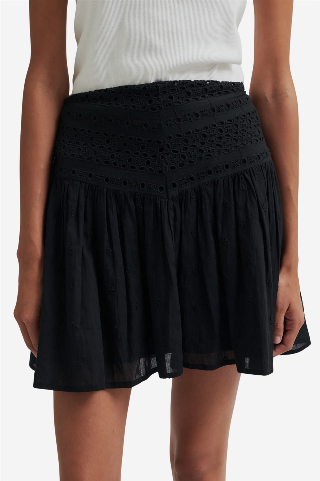 Second Female Skjørt Ericae Mini Skirt Black