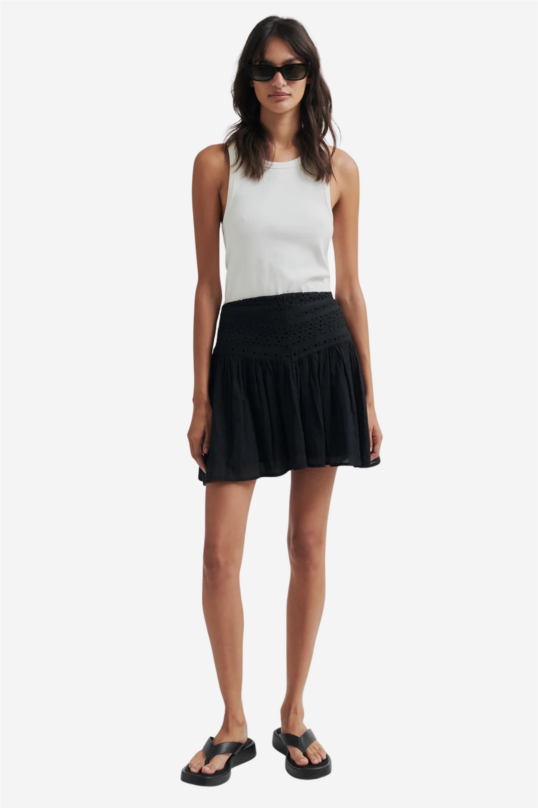 Second Female Skjørt Ericae Mini Skirt Black