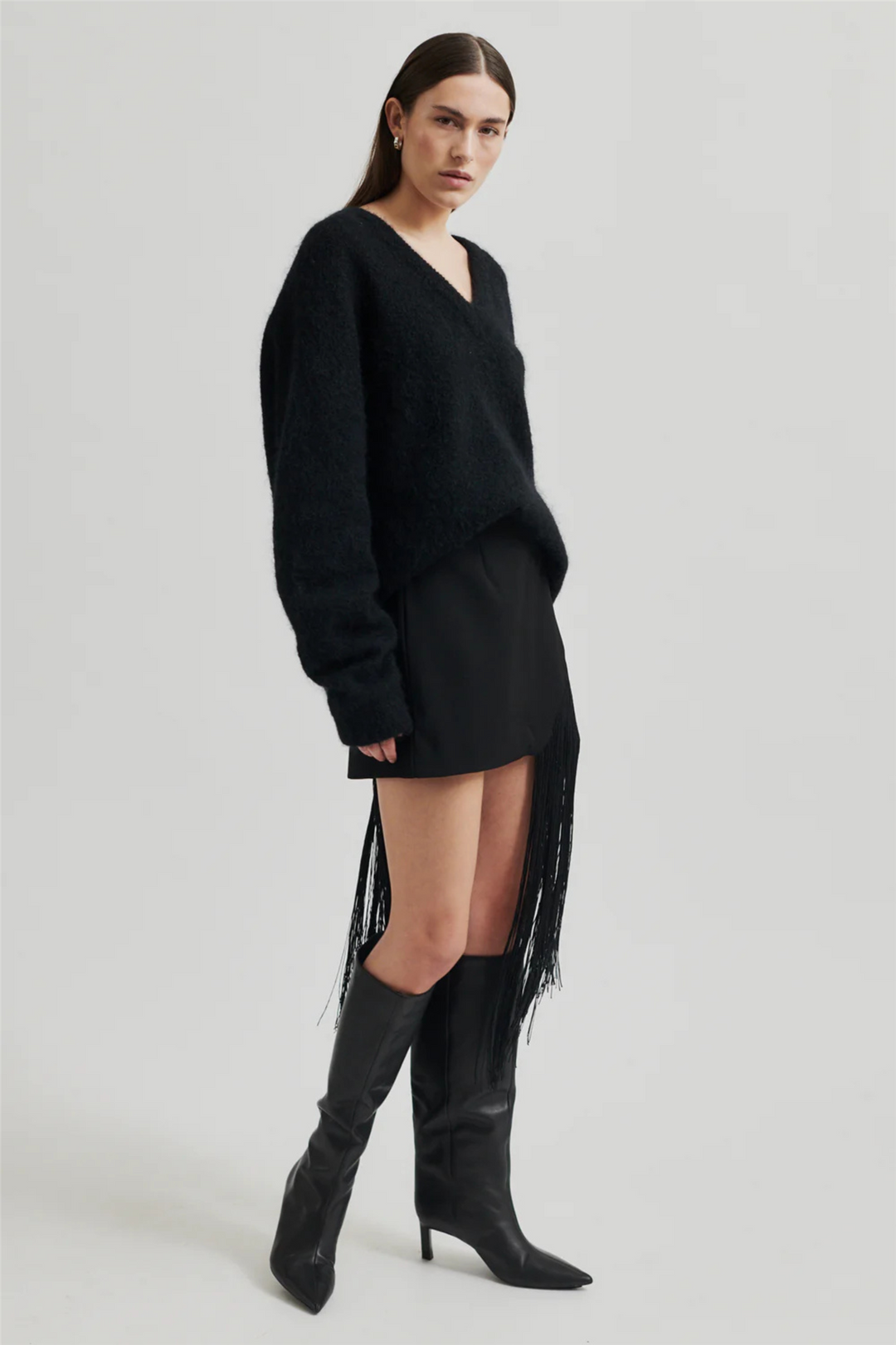 Second Female Skjørt Frullo Skirt Black