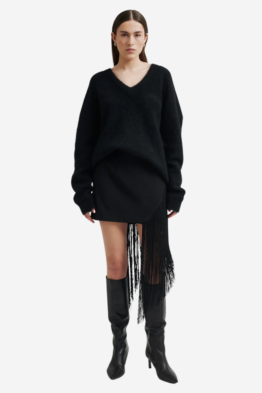 Second Female Skjørt Frullo Skirt Black