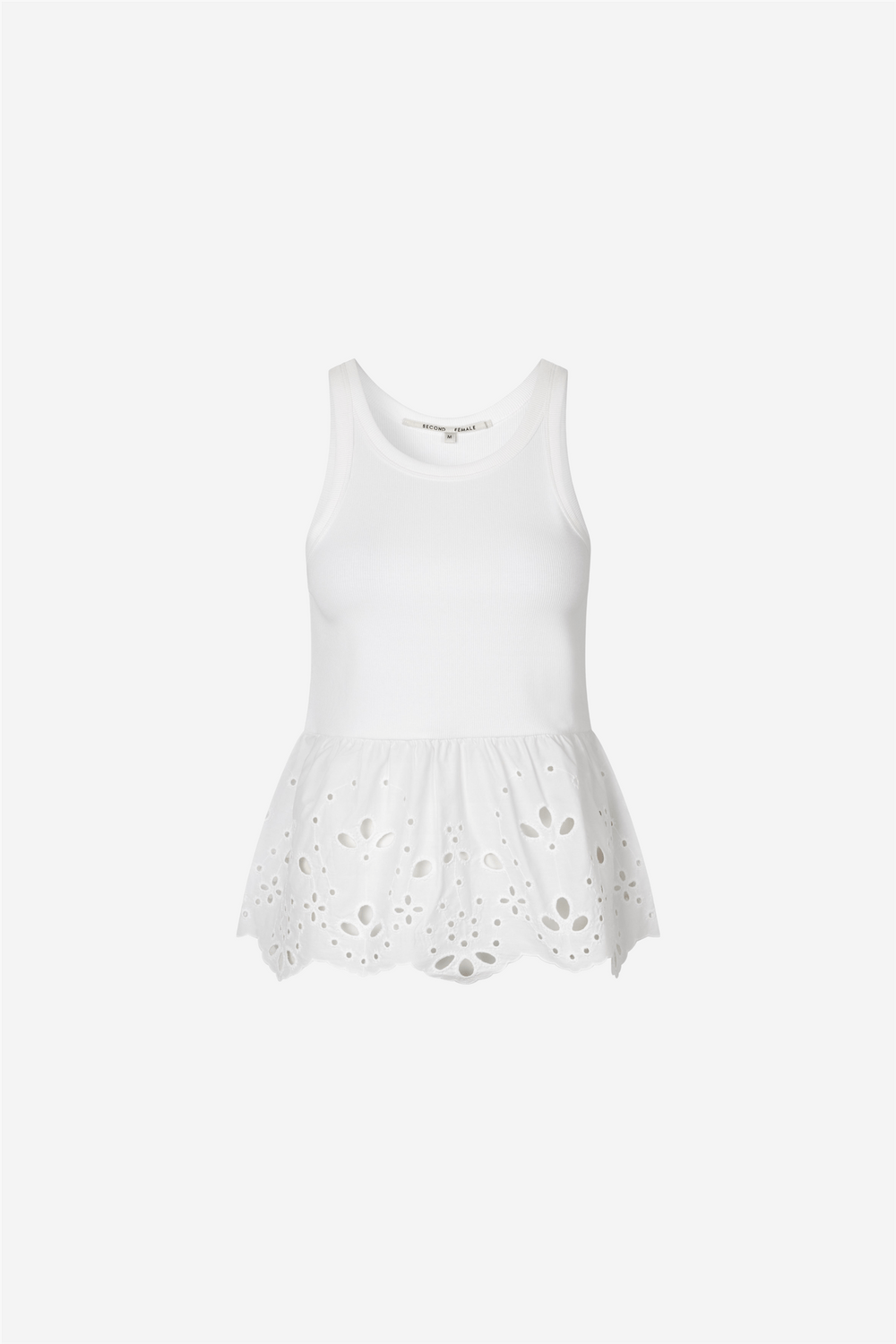 Second Female Topper & t-skjorter Gellia Top Bright White