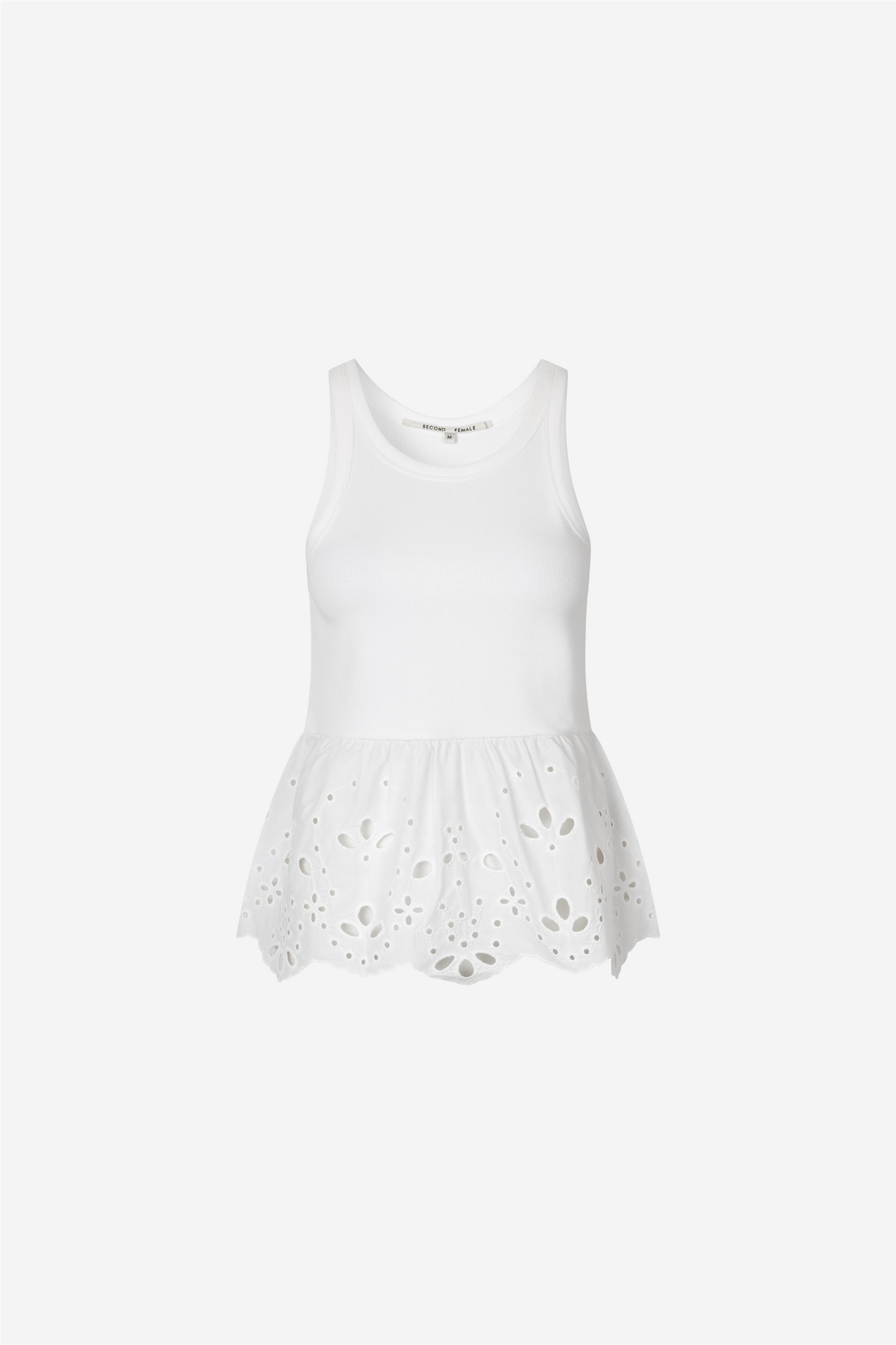 Second Female Topper & t-skjorter Gellia Top Bright White