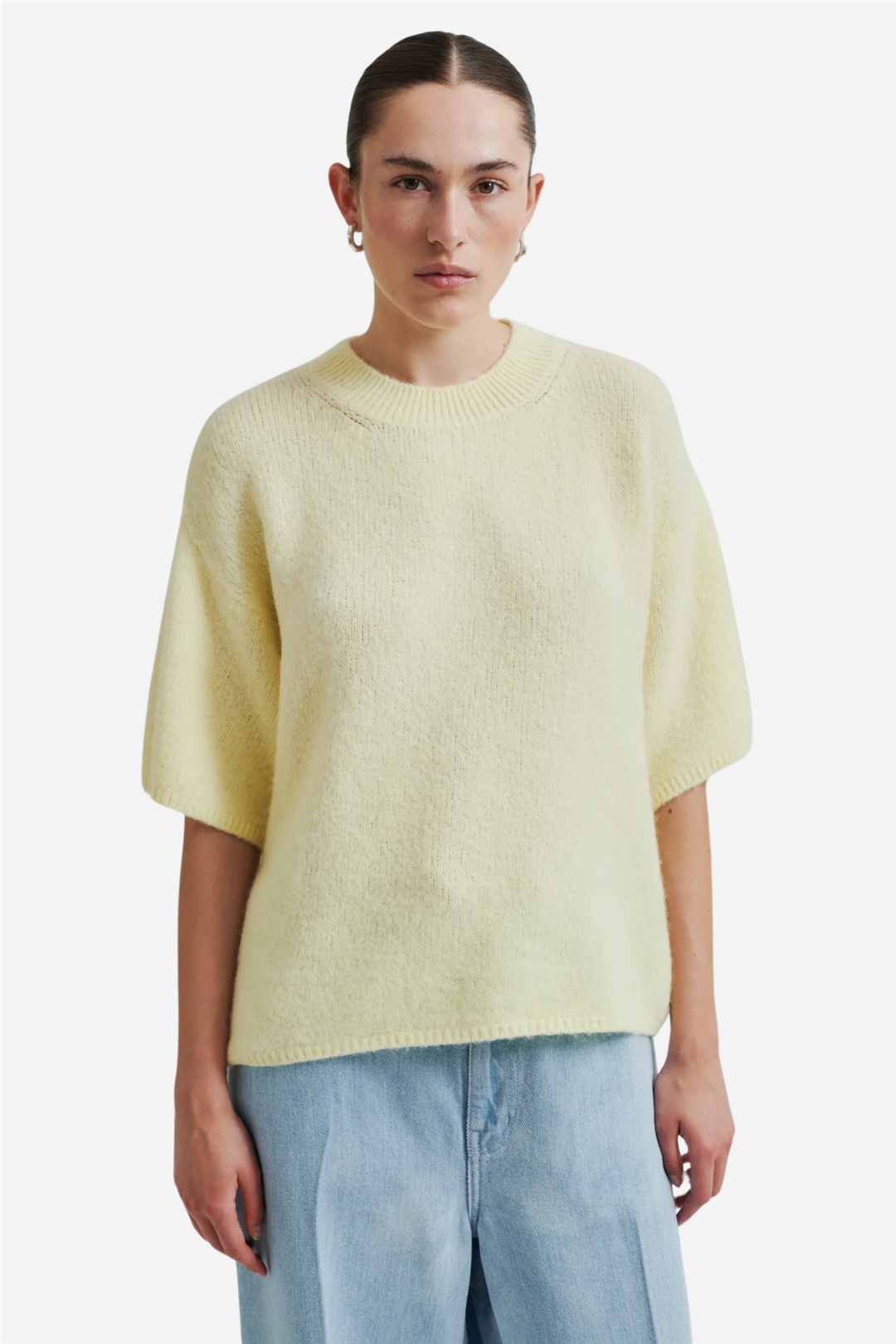 Second Female Topper & t-skjorter Wanda Knit O-Neck Anise Flower