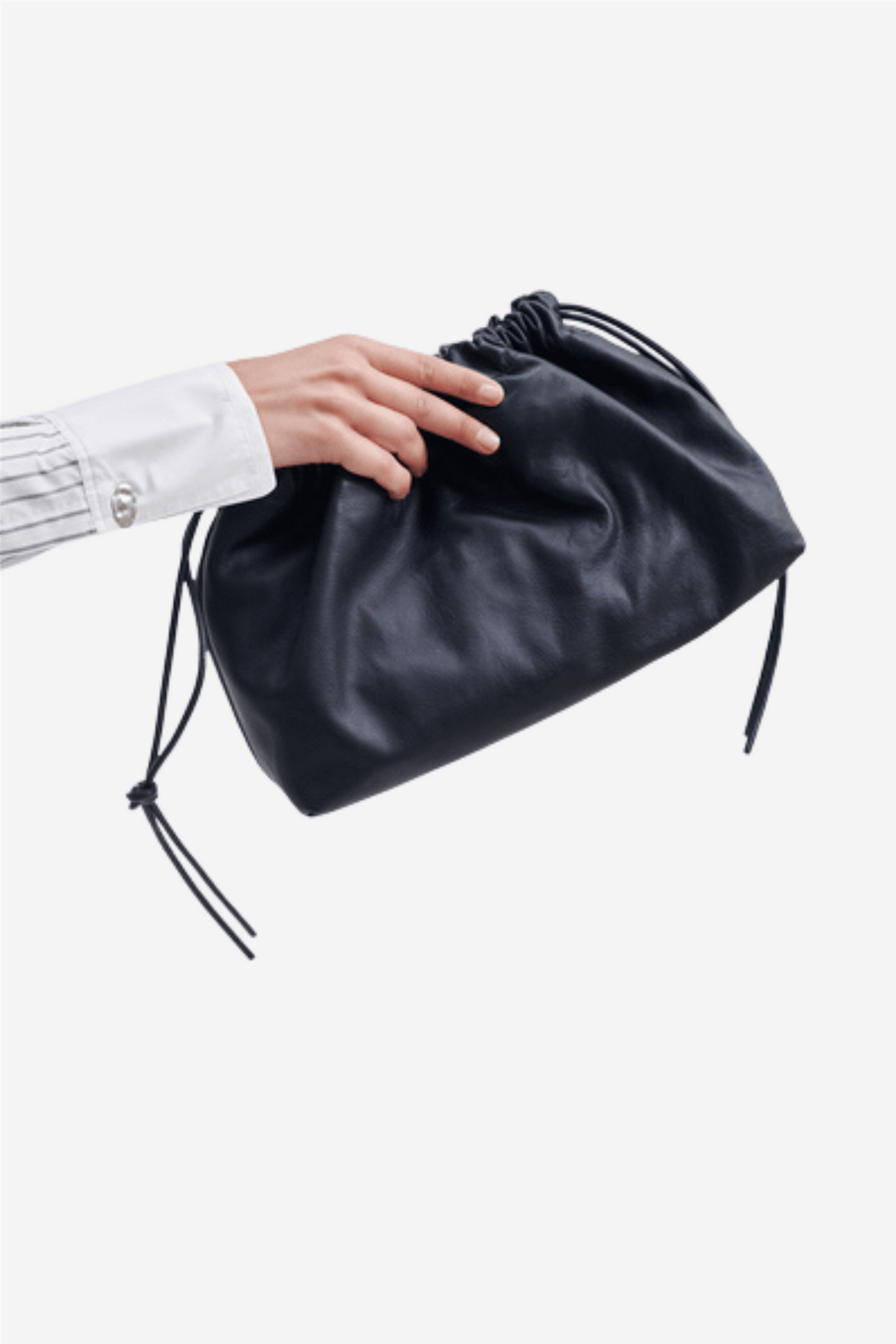 Second Female Vesker Smooth Leather Bag Black