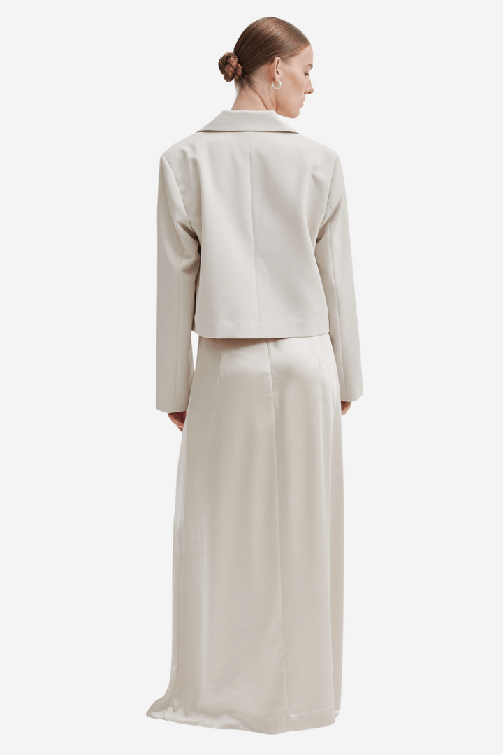 Second Female Yttertøy Evie Cropped Blazer Pumice Stone