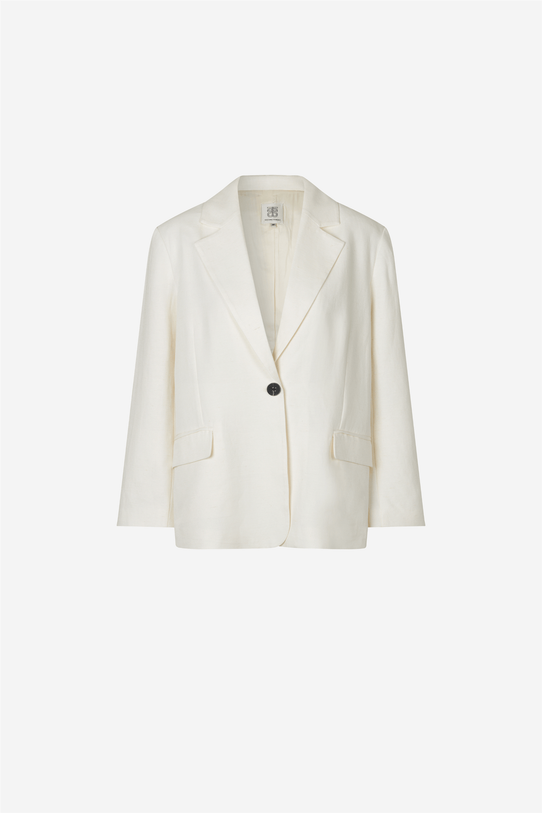 Second Female Yttertøy Lino Blazer Antique White