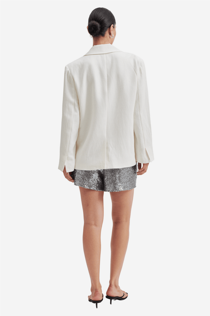 Second Female Yttertøy Lino Blazer Antique White