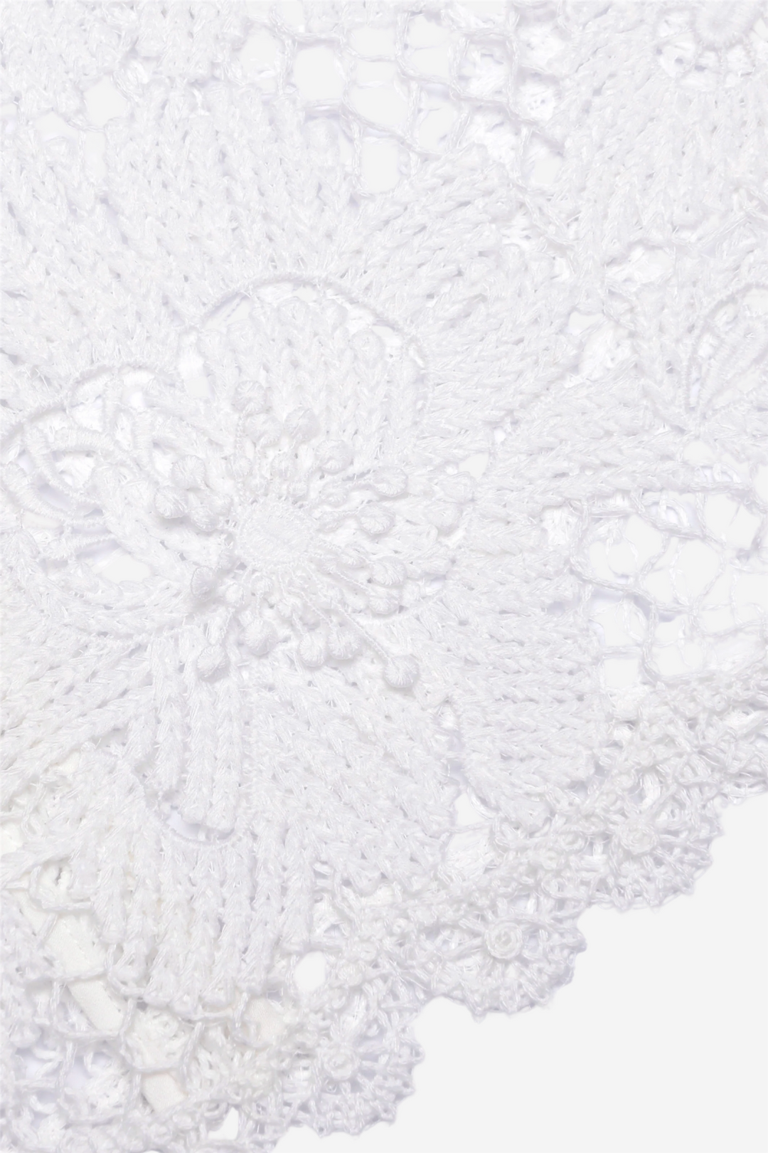Self-Portrait Bluser & Skjorter Crochet Lace Top White