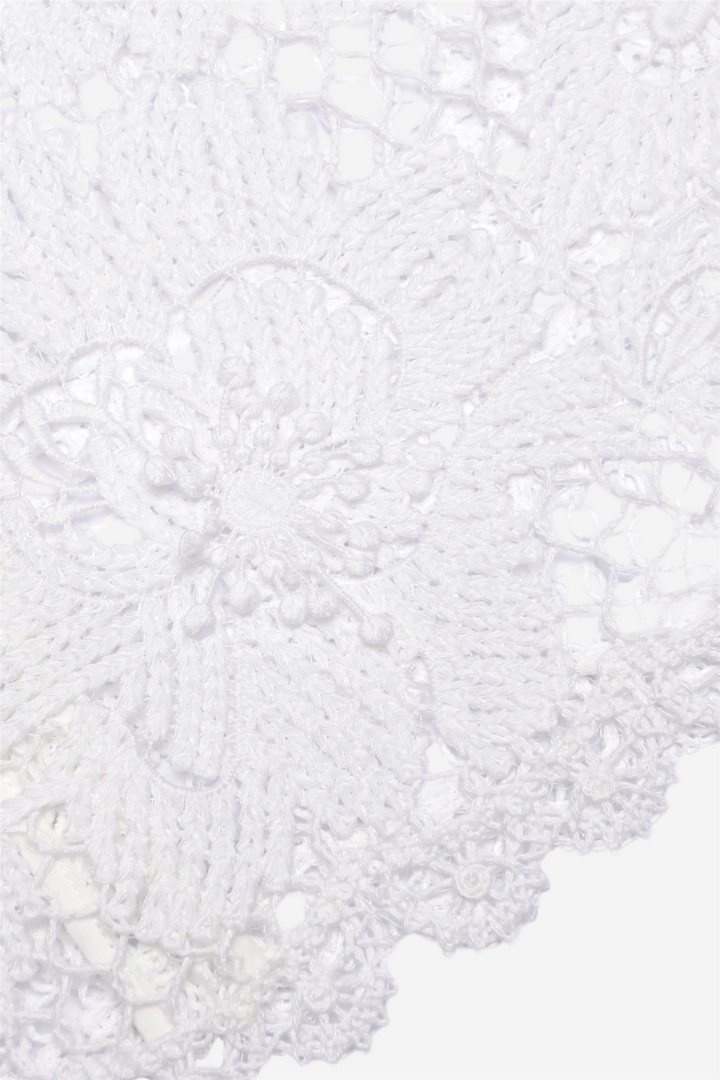 Self-Portrait Bluser & Skjorter Crochet Lace Top White