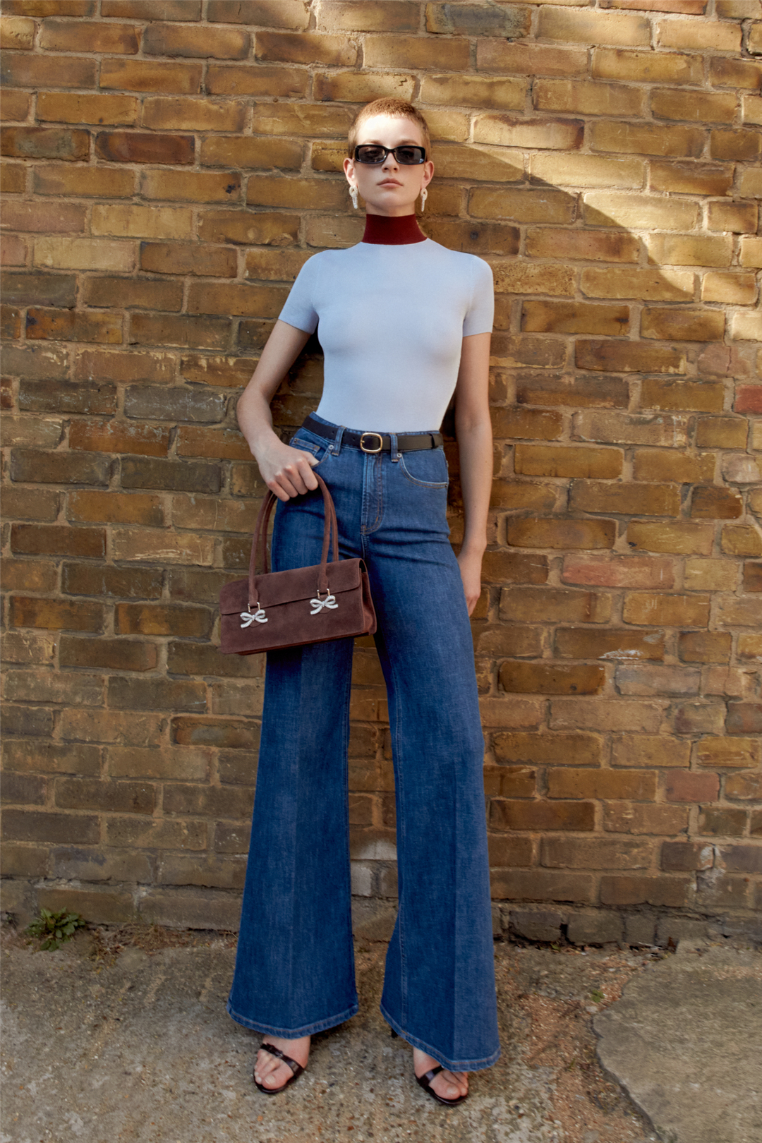 Self-Portrait Bukser & jeans Flared Jeans Blue