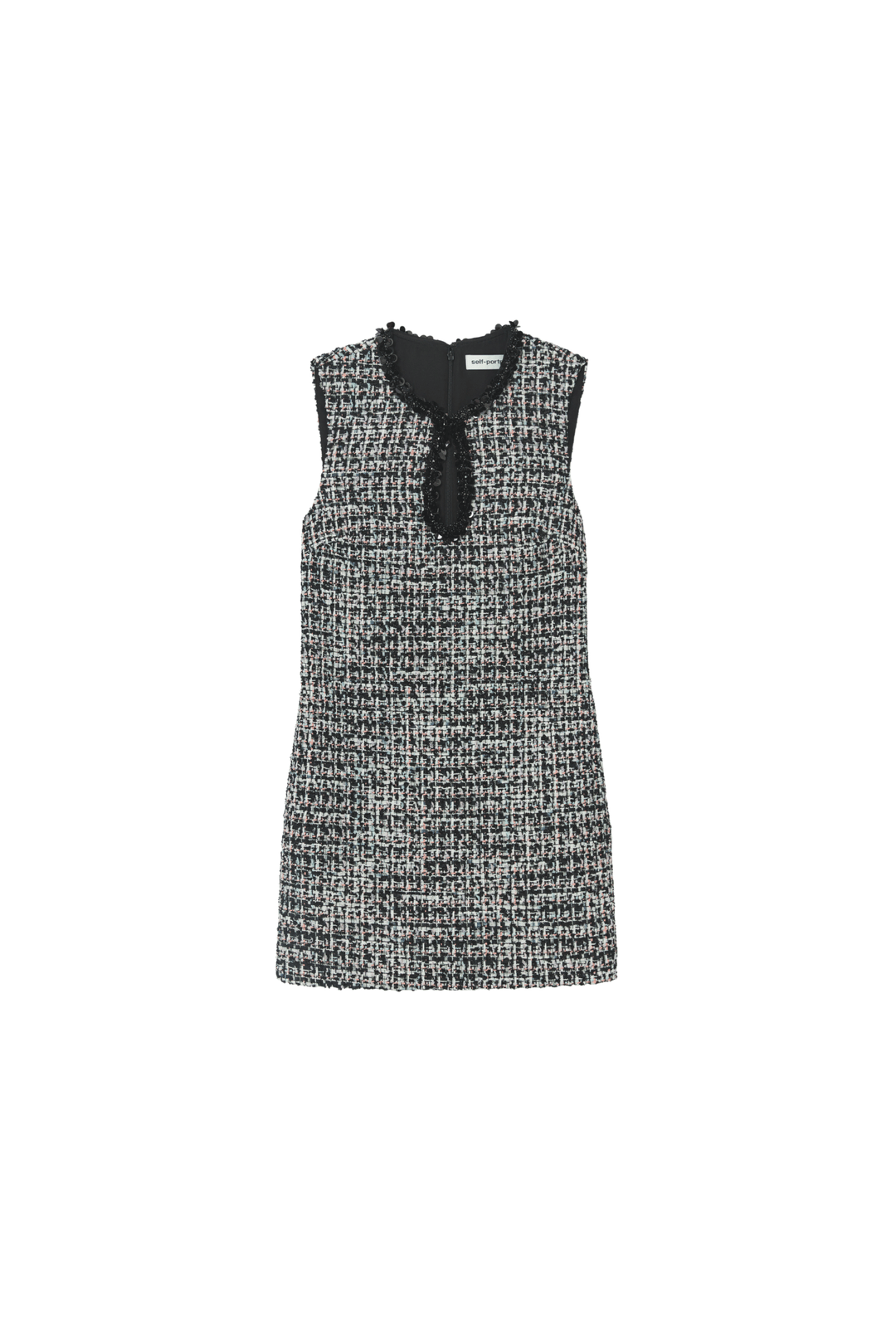 Black Boucle Embellished Mini Dress Me & My Cousin Black Boucle Embellished Mini Dress Me & My Cousin