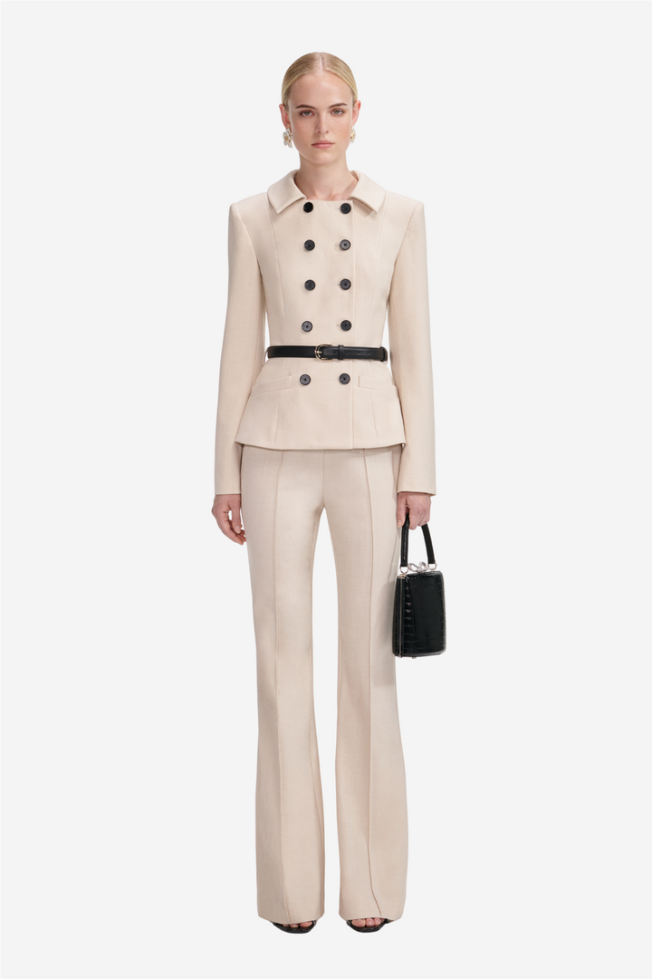 Self-Portrait Kjoler & jumpsuits Twill Jumpsuit Beige