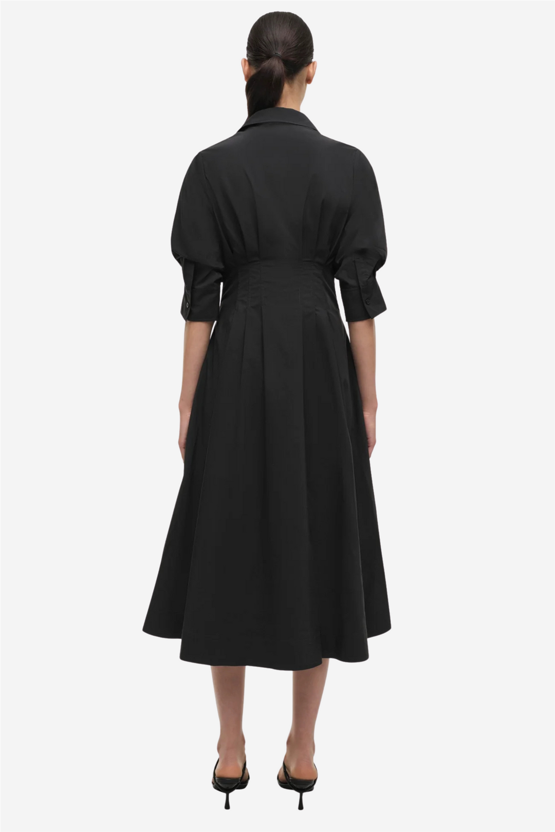 Simkhai Kjoler & jumpsuits Jazz Pintuck Midi Dress Black