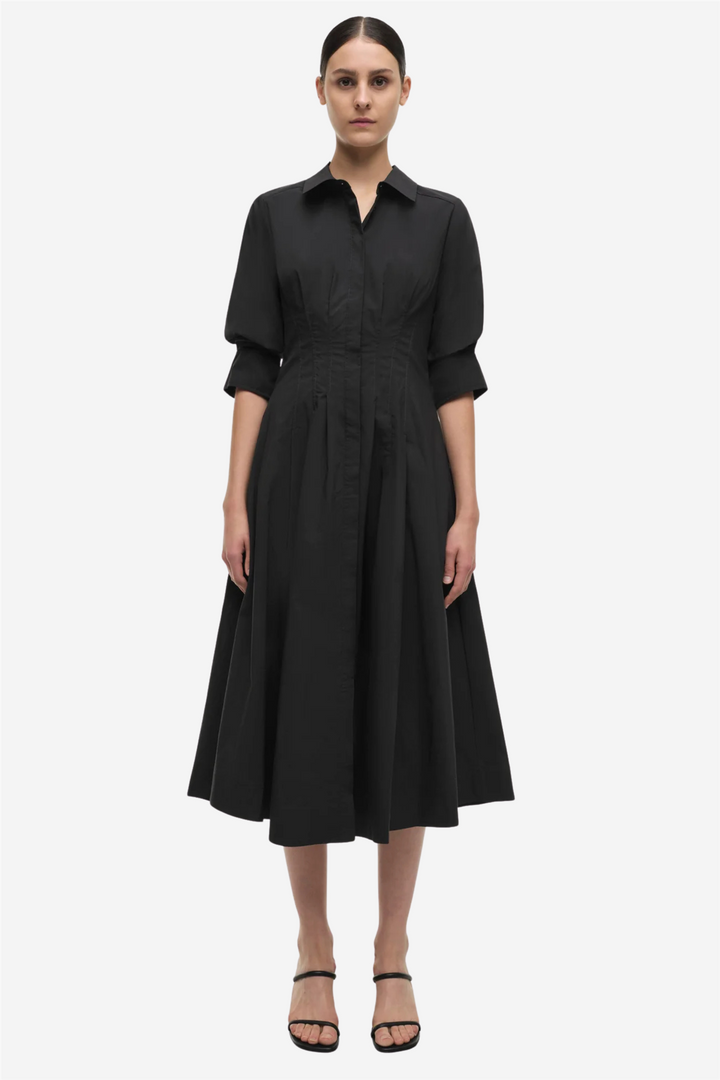 Simkhai Kjoler & jumpsuits Jazz Pintuck Midi Dress Black