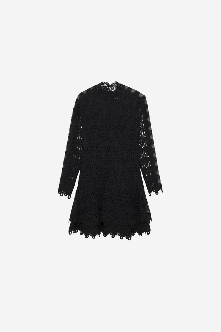 Simkhai Kjoler & jumpsuits Joy Guipure Lace Mini Dress Black