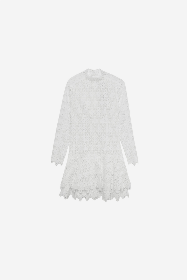 Simkhai Kjoler & jumpsuits Joy Guipure Lace Mini Dress White