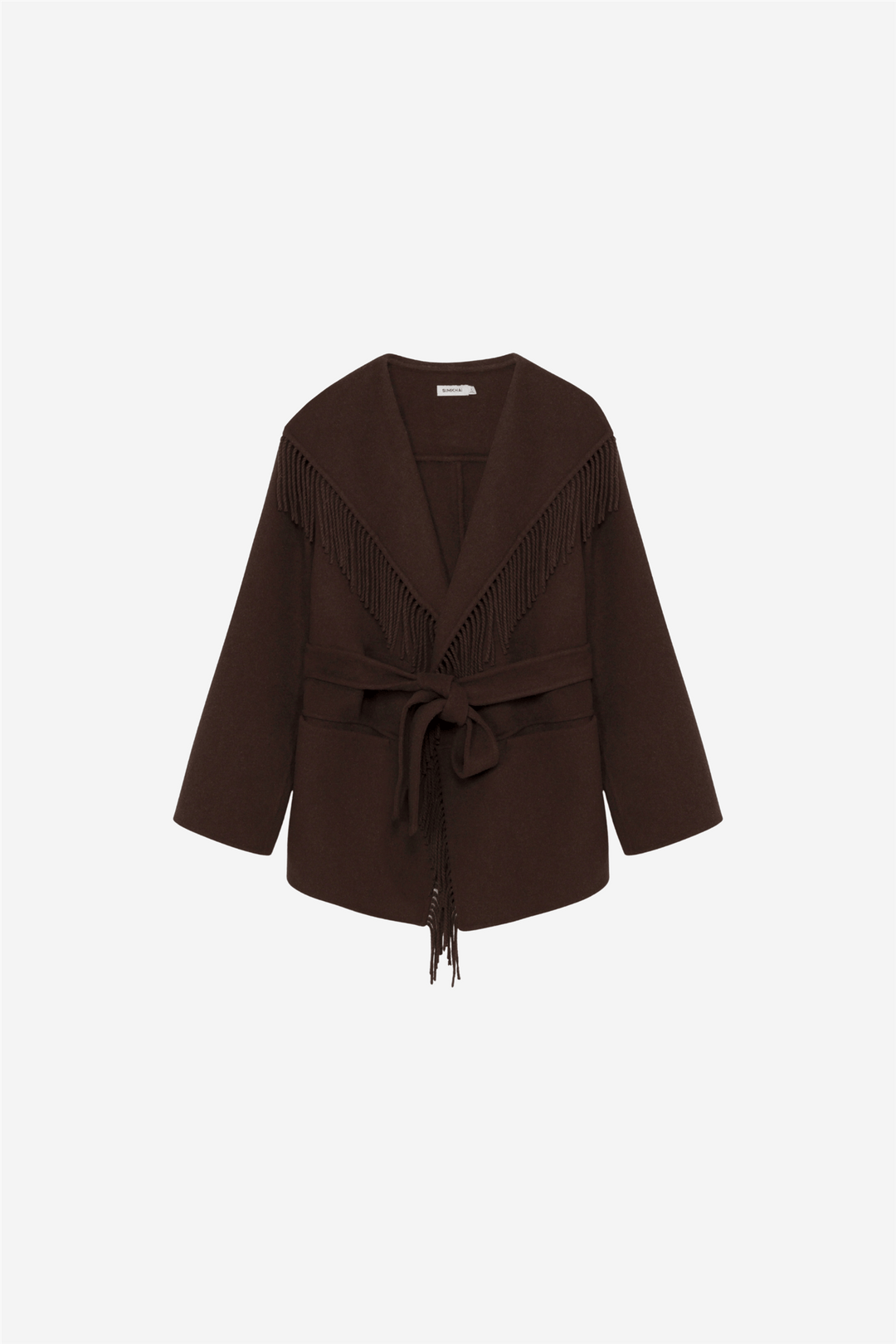 Simkhai Yttertøy Rowen Fringe Jacket Choco Late