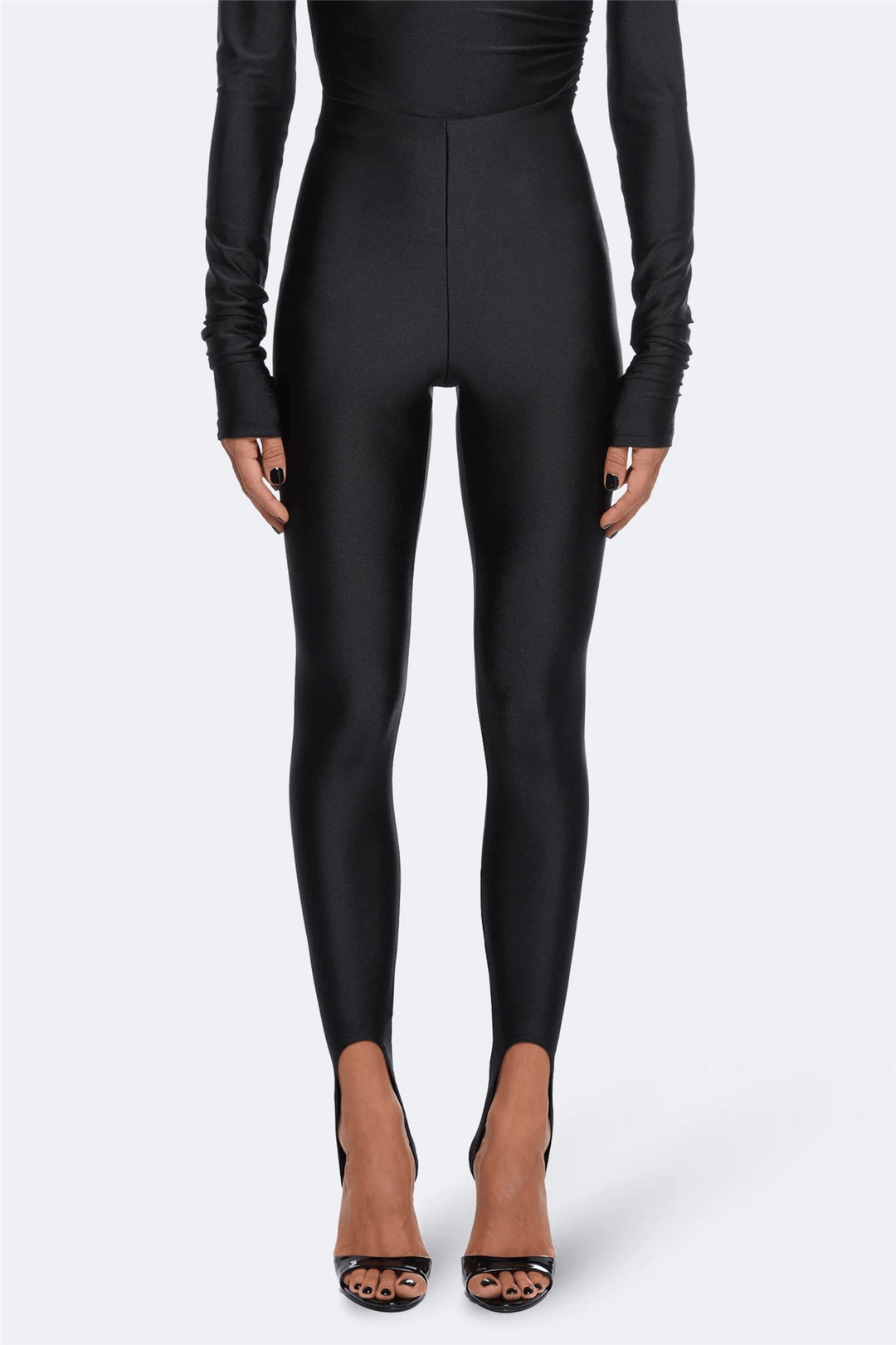 The Andamane Bukser & jeans New Holly Stirup 80's Leggings Black