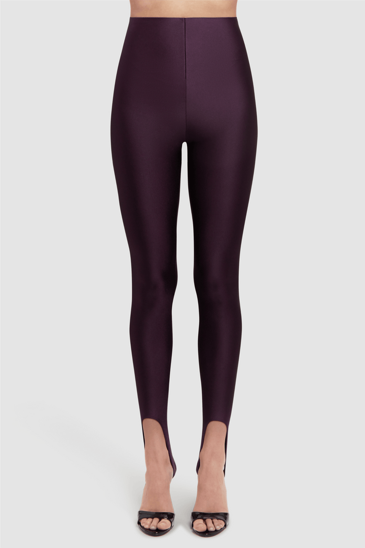 The Andamane Bukser & jeans New Holly Stirup 80's Leggings Rouge Noir
