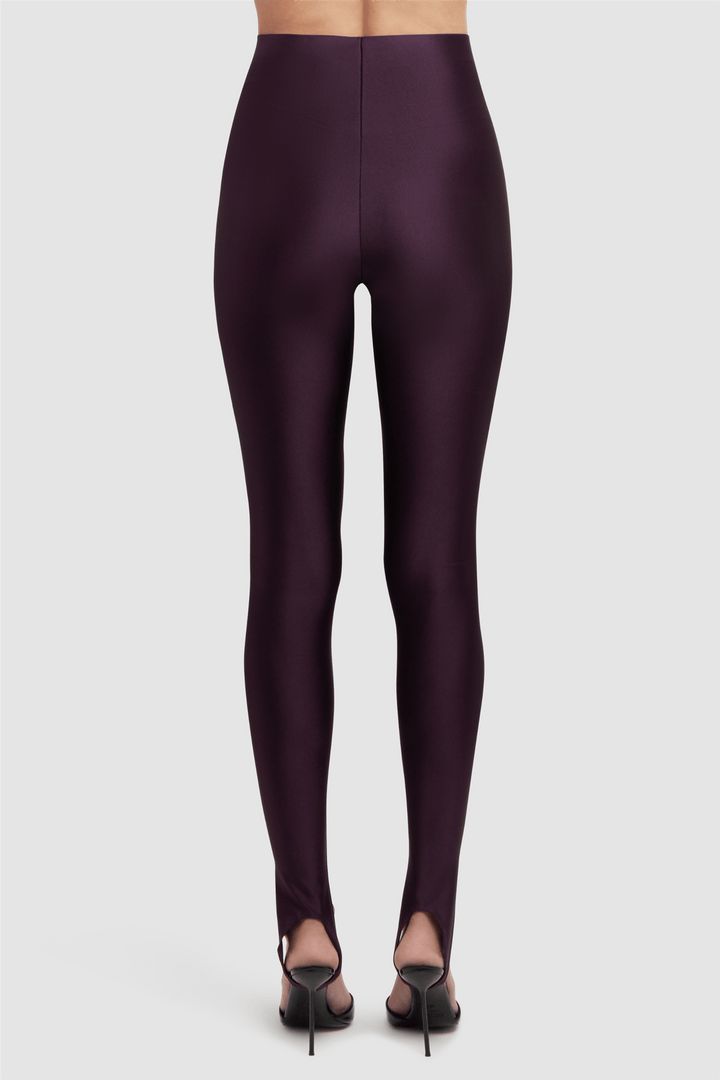 The Andamane Bukser & jeans New Holly Stirup 80's Leggings Rouge Noir
