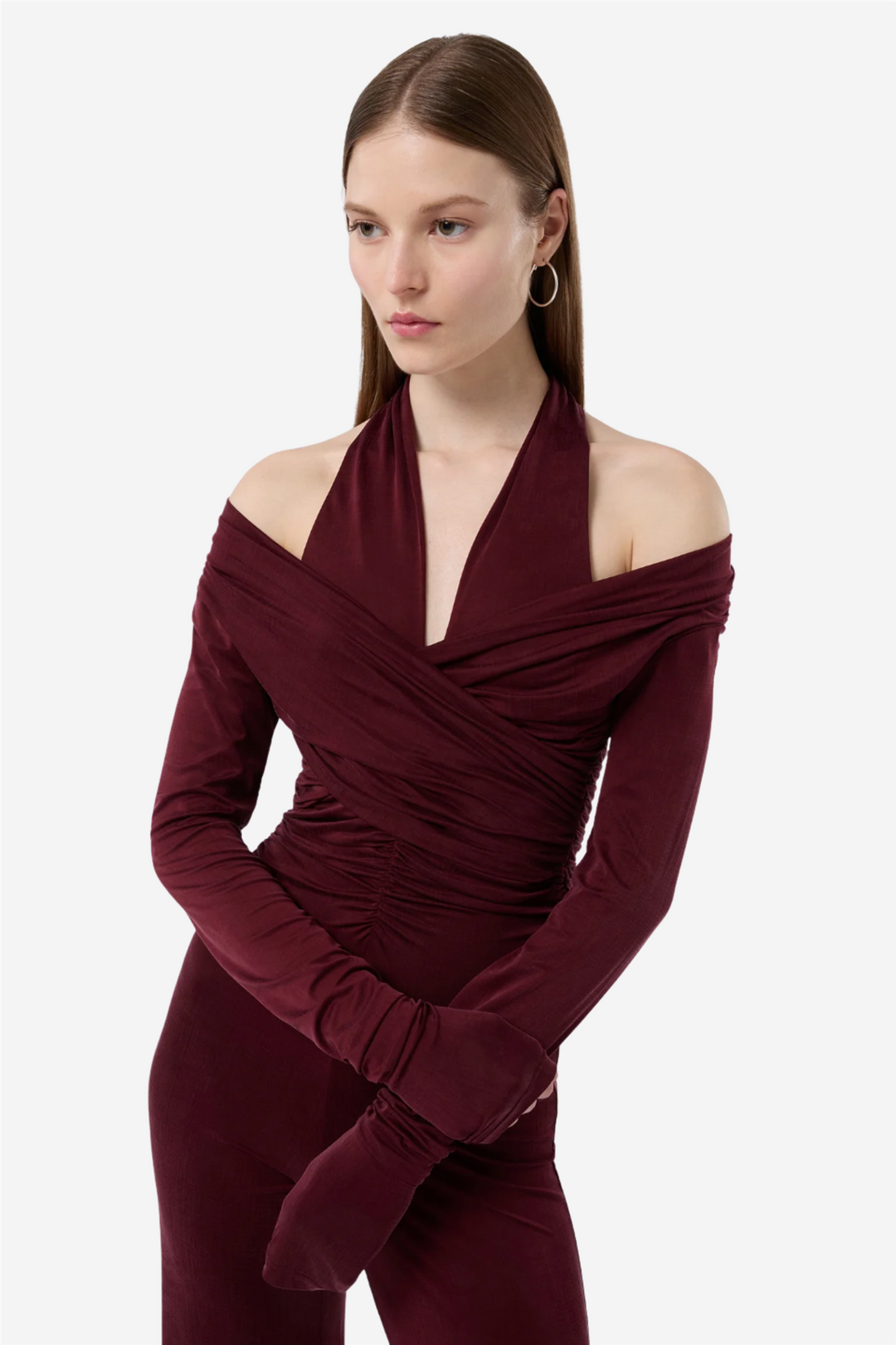 The Andamane Kjoler & jumpsuits Yvonne Ballerina Jumpsuit Rouge Noir