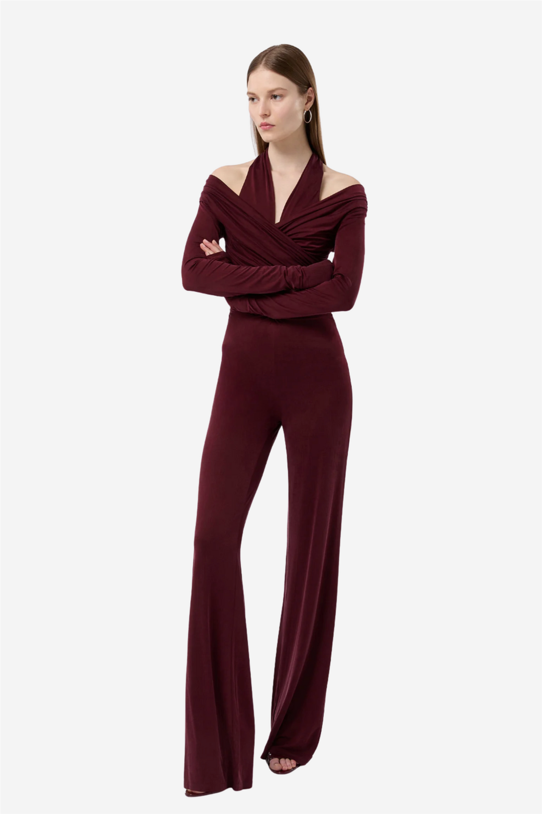 The Andamane Kjoler & jumpsuits Yvonne Ballerina Jumpsuit Rouge Noir