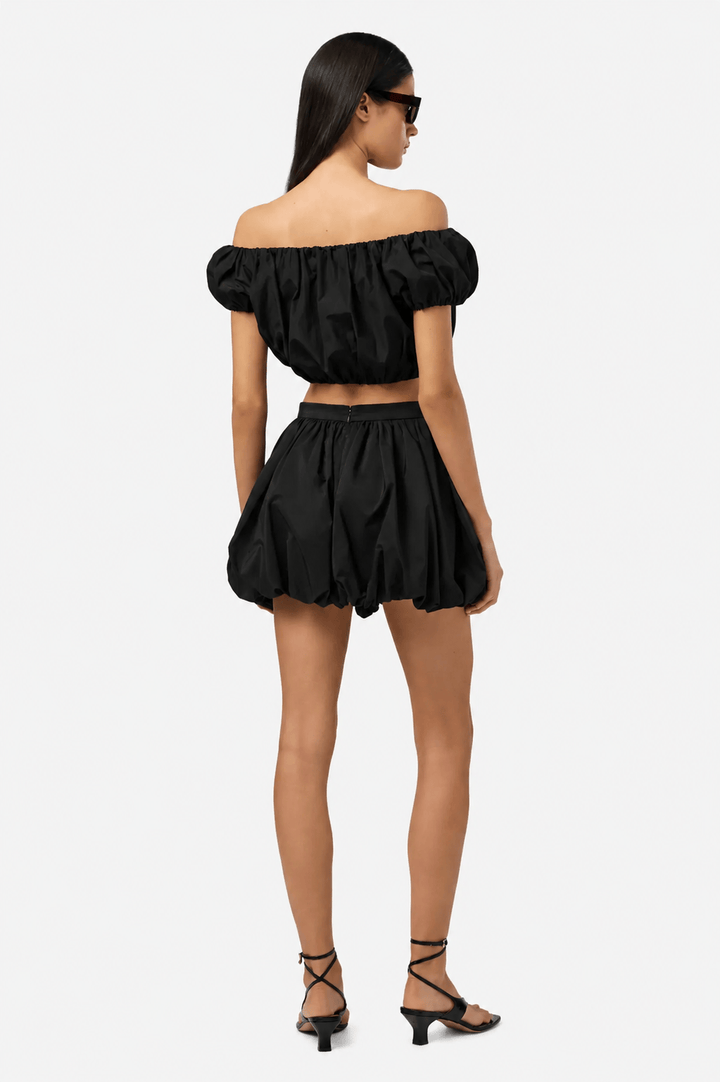 The Andamane Topper &amp; t-skjorter Whitely Baloon Top Black