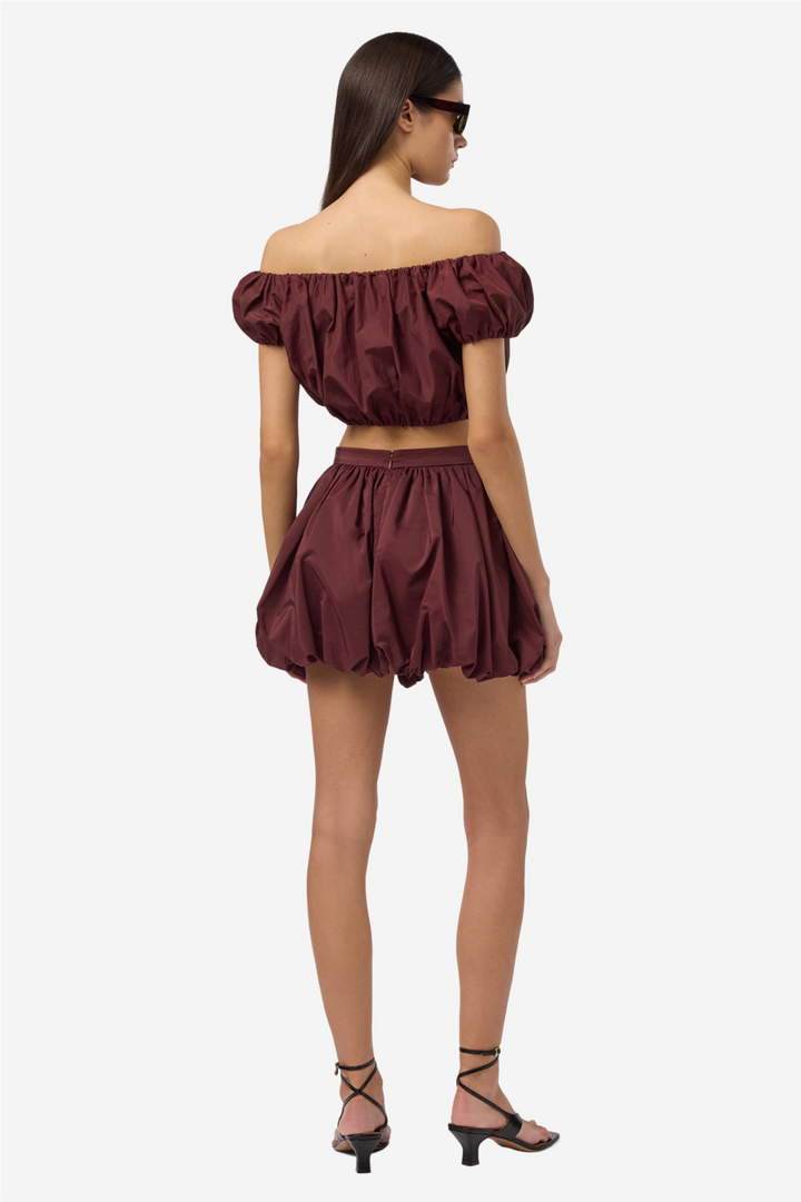 The Andamane Topper & t-skjorter Whitely Baloon Top Cacao