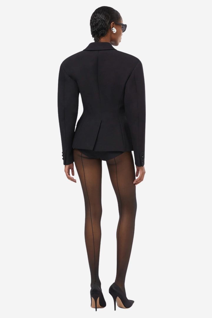 The Andamane Yttertøy Tillie Single Breast Shaped Blazer Black