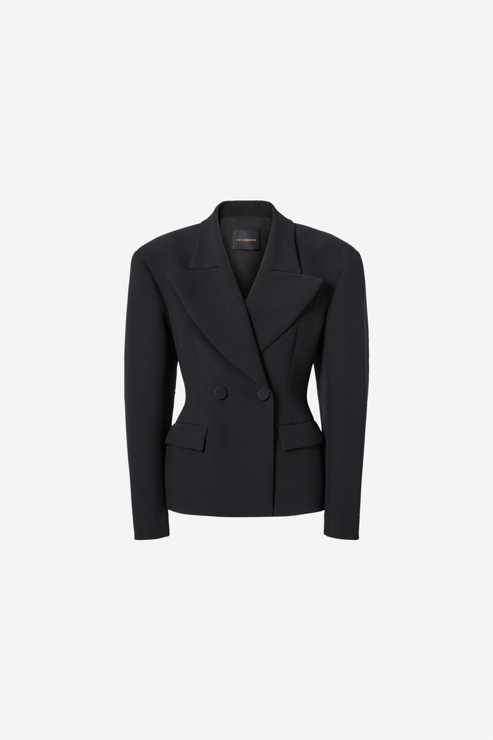 The Andamane Yttertøy Tillie Single Breast Shaped Blazer Black