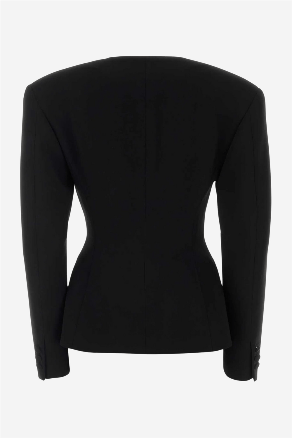 The Andamane Yttertøy Venusta Single Breast Shaped Blazer Black