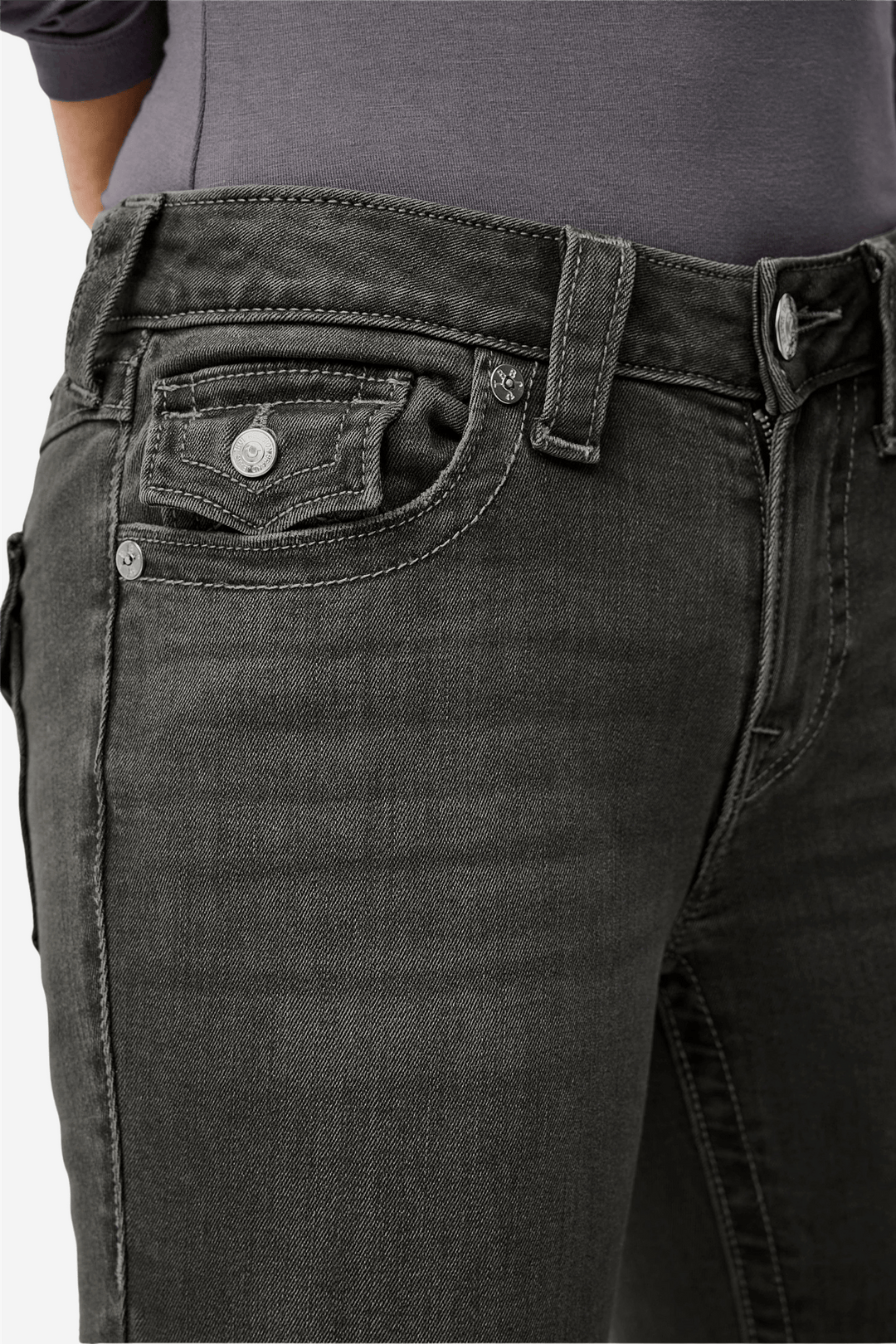 True Religion Bukser & jeans Becca Bootcut Flap Charcoal