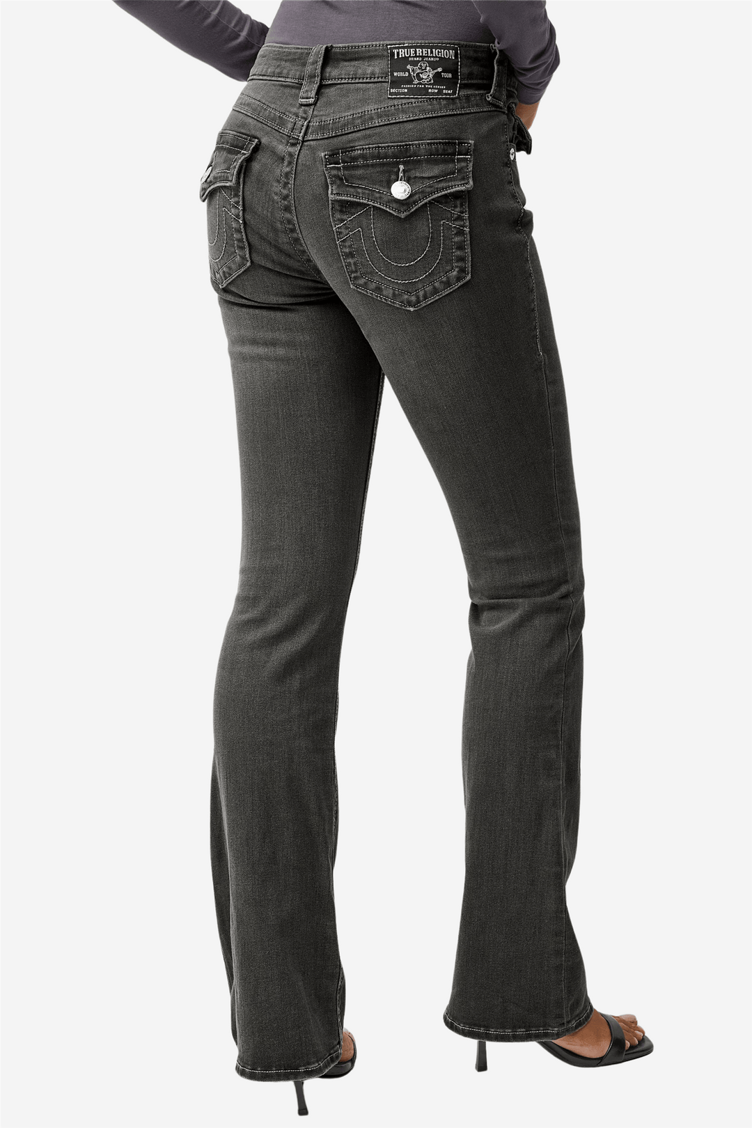 True Religion Bukser & jeans Becca Bootcut Flap Charcoal