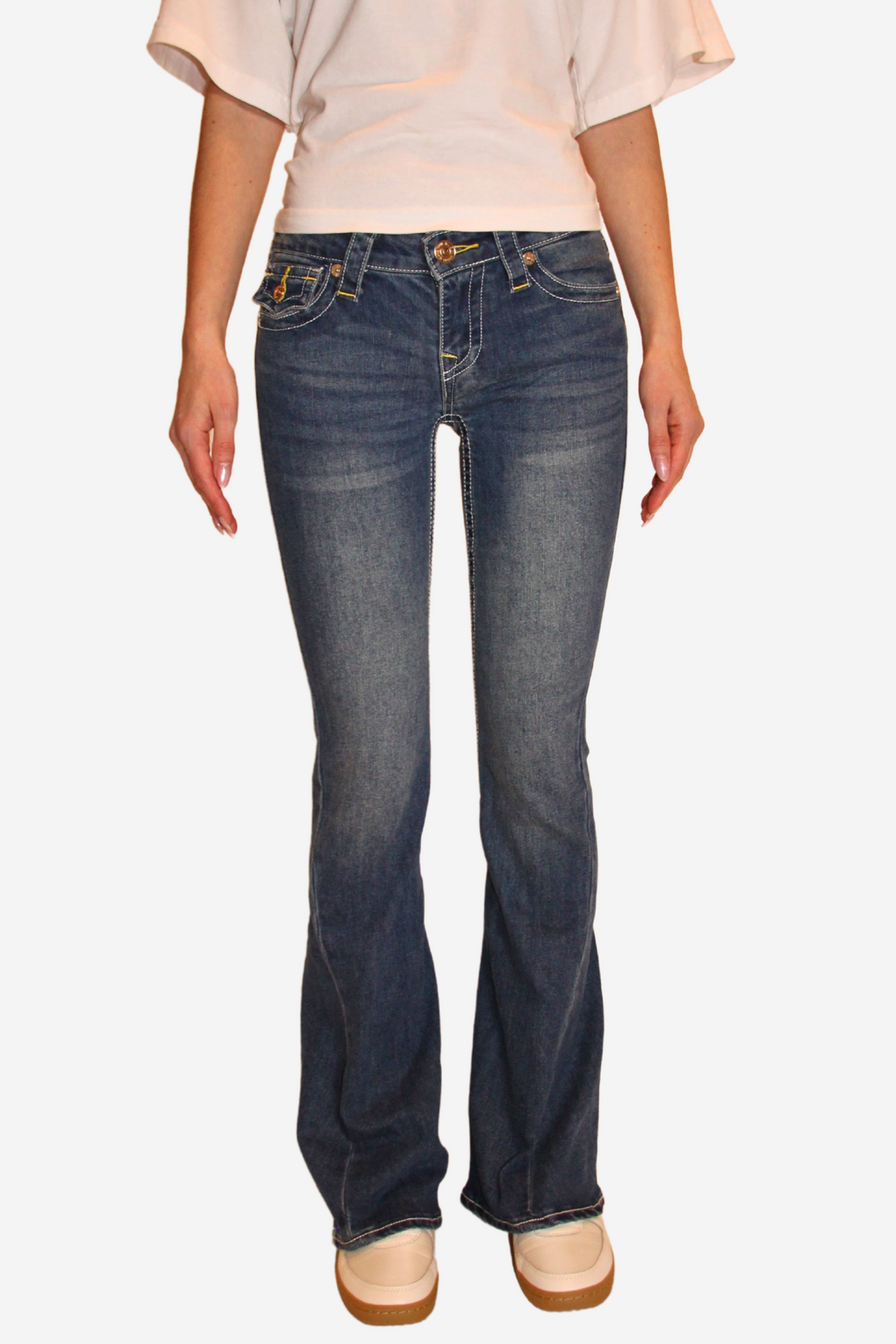 True Religion Bukser & jeans Becca Bootcut Ghost Wave