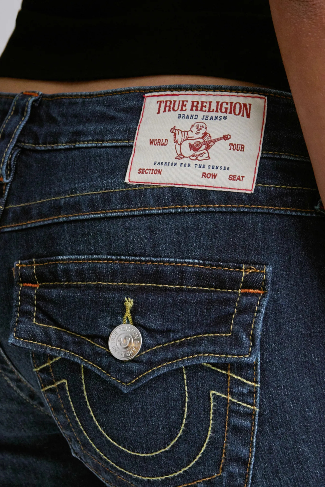 True Religion Bukser & jeans Joey Low Rise Flare Muddy Waters