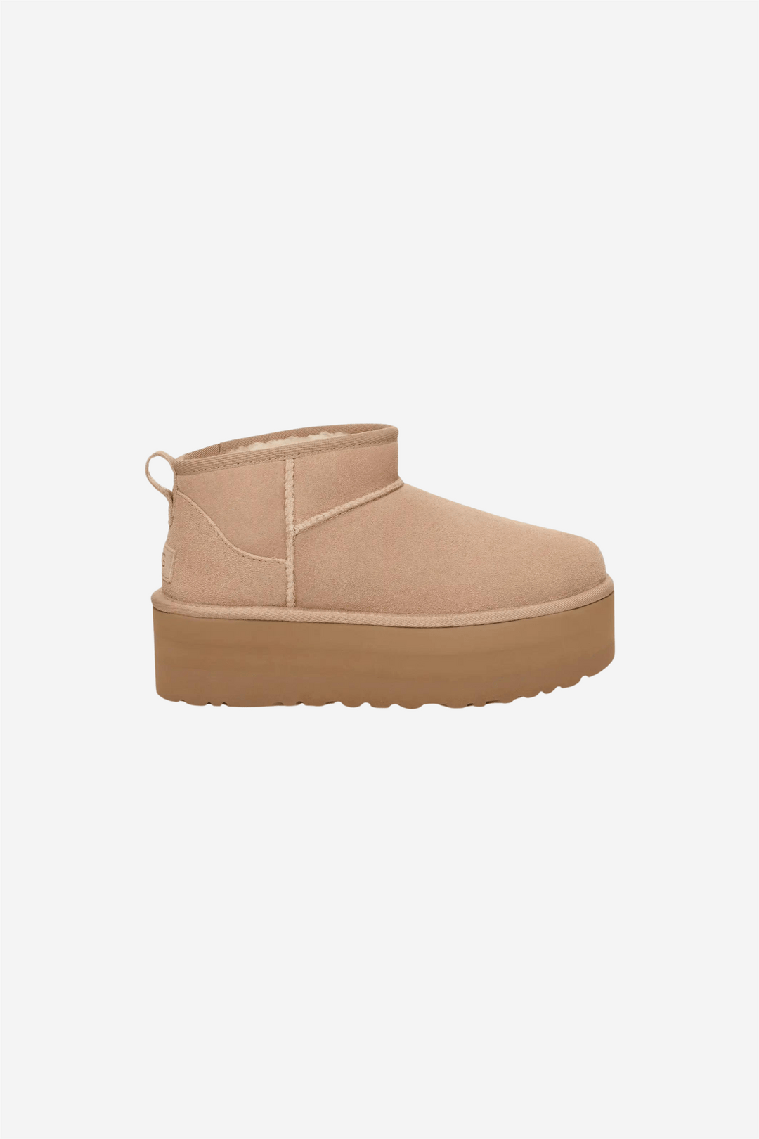 UGG Sko W Classic Ultra Mini Platform Sand